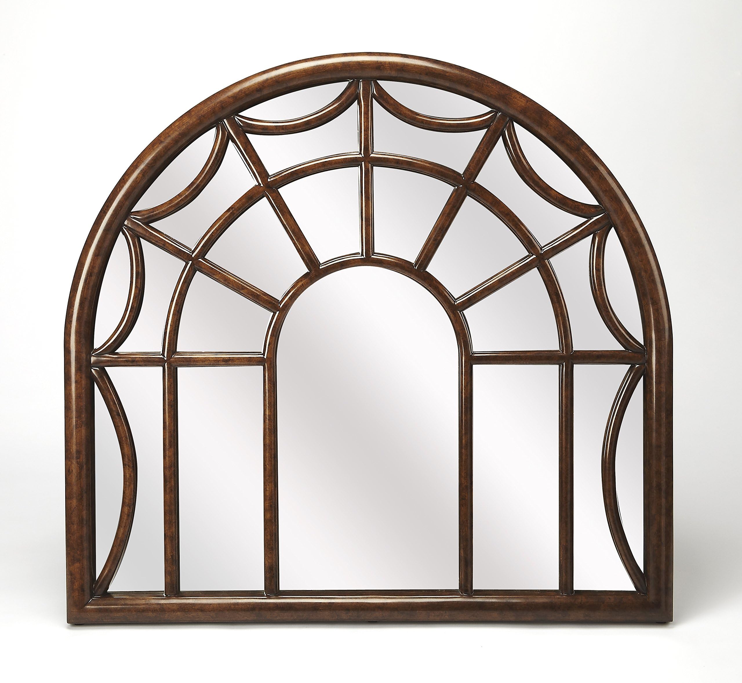 Butler Georgia Arched Window Pane Wall Mirror