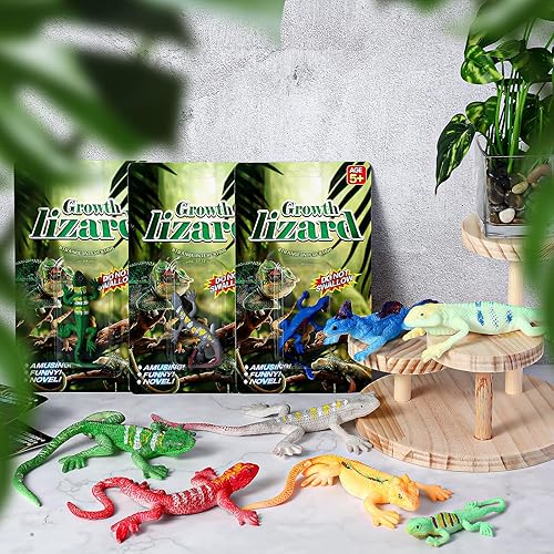 Miniatura 3 de Outus Juego de 8 criaturas de animales en crecimiento expandibles, gigantes para cultivar animales de agua para crecer en agua, suministros para