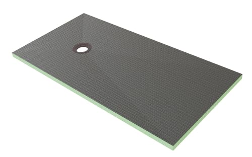 Receveur de douche recoupable sur mesure - 160 x 80cm - Ép.40mm - receveur de douche à carreler avec kit étanchéité
