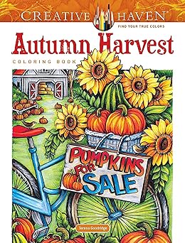 Creative Haven Autumn Harvest Coloring Book (Adult Coloring Books: Seasons)