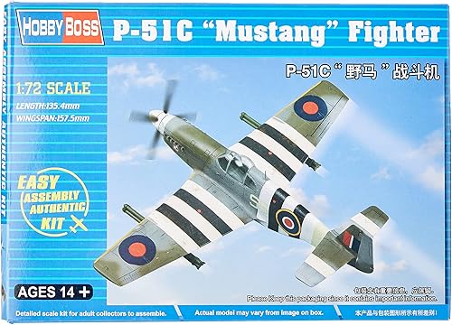 Hobby Boss P-51C Mustang Kit de construcción de modelo de avión