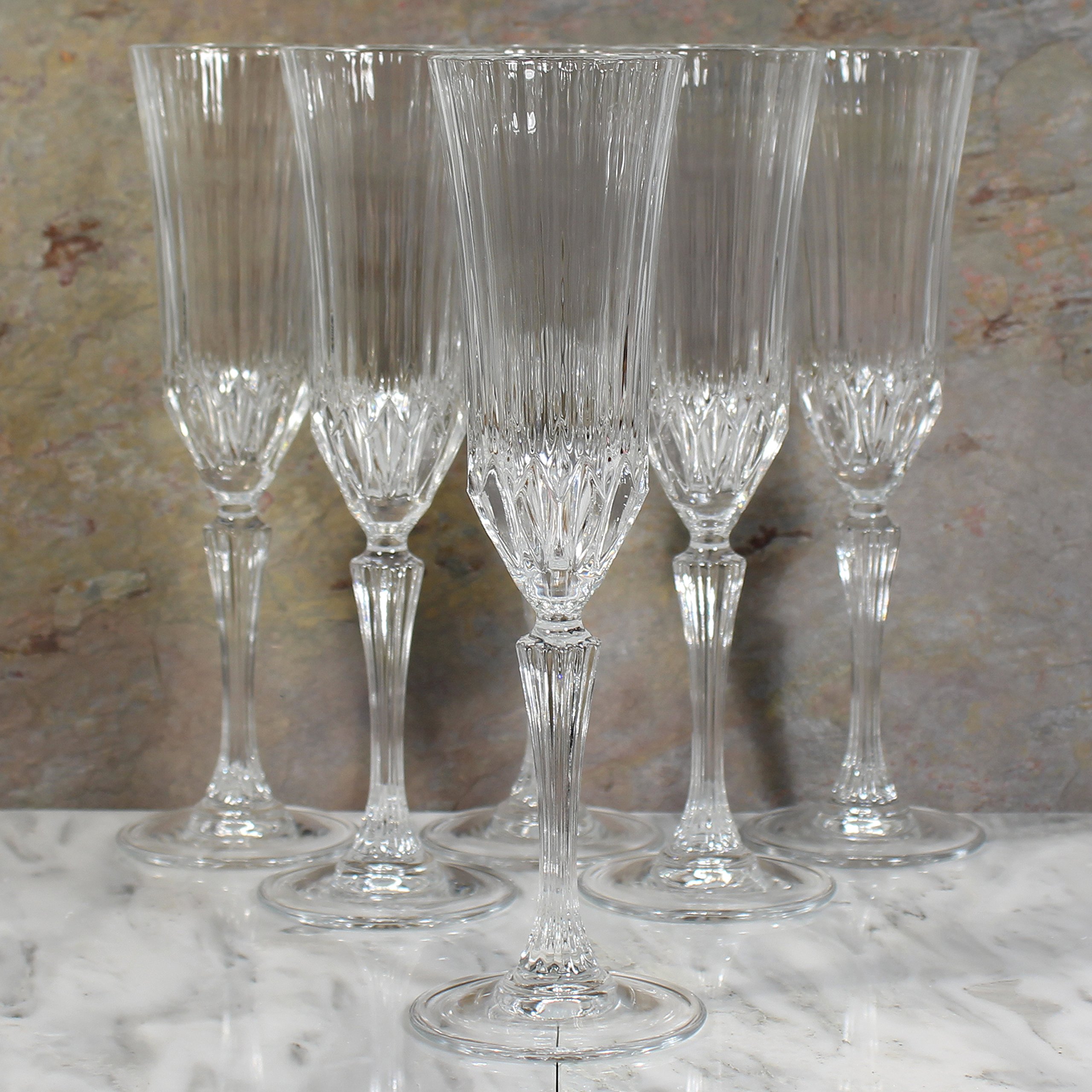 RCR Champagne Flutes - Adagio Collection -6