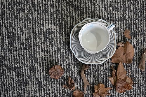 Miniatura 3 de Alfombra moderna para interiores y exteriores, color gris, alfombra moderna para entrada, alfombra que admite mascotas para sala de estar, entrada,