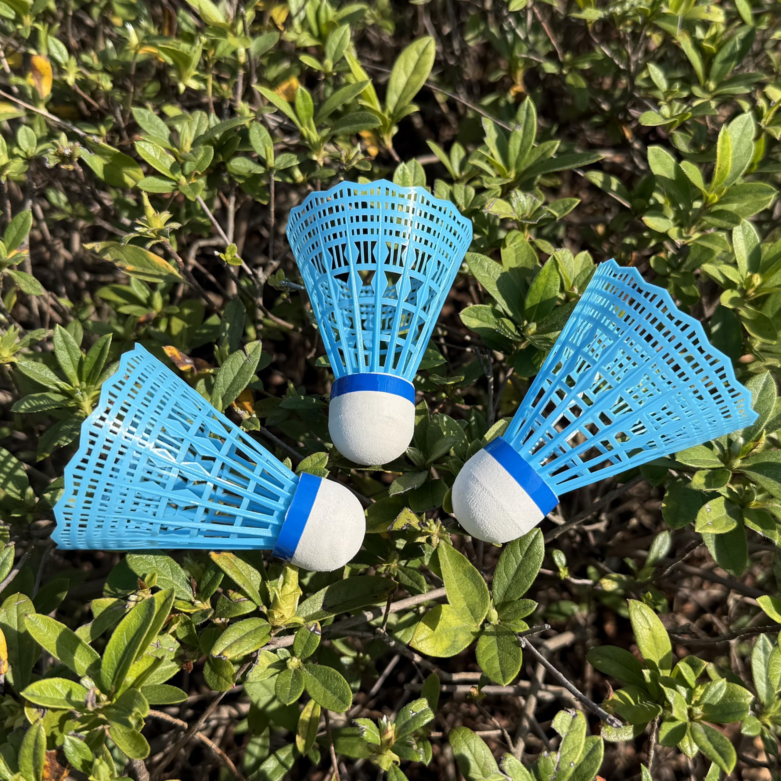 12 paquetes de volantes de nailon para bádminton, pajaritos, volantes de nailon, gran estabilidad y durabilidad, deportes en interiores y exteriores, entrenamiento de alta velocidad