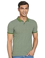 V Dot Men’s Slim Polo Shirt (VDKPESLFI30717_Olive S)