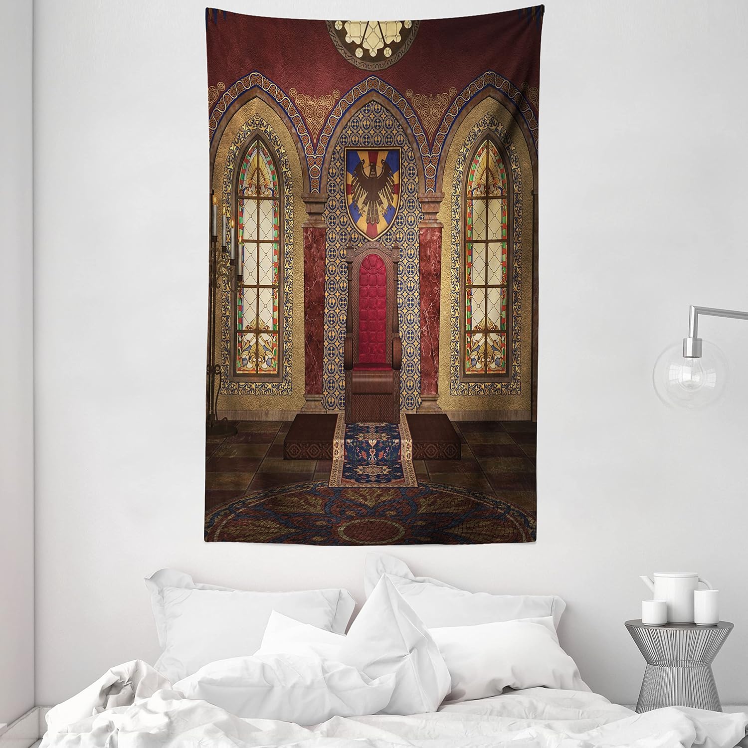 Tapisserie tissée à accrocher au mur du milieu du siècle avec - France