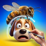 ドージを守れ：描いて解くパズルゲーム（オフライン）