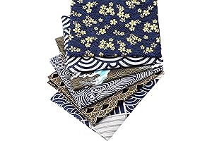 6 Pieces Japanese Fabric by A Yard: Experience the Art of Japanese Quilting
