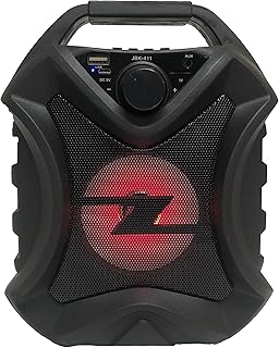 Bass Rockers JBK-411 FM Radio TF/USB MP3 Player Bluetooth Portable Hi-Fi Speaker - 1 Pack