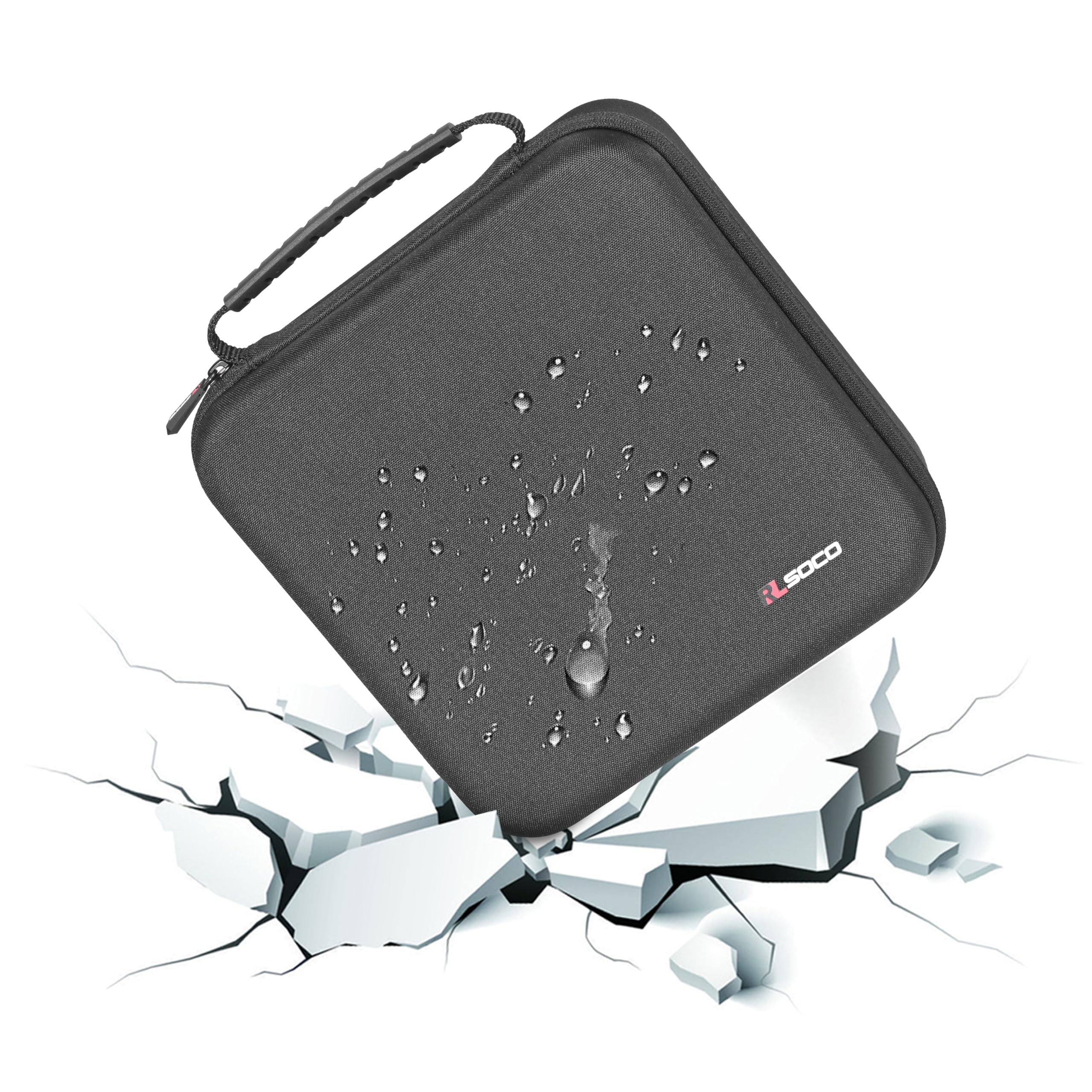 RLSOCO Tasche für OMRON X7 Smart Automatisches Oberarm Blutdruckmessgerät (Nur Tasche),Schutzhülle Stoßfest,Staubdichte,Wasserdichte,Kompaktes Design mit Strapazierfähiger Griff und YKK-Reißverschluss