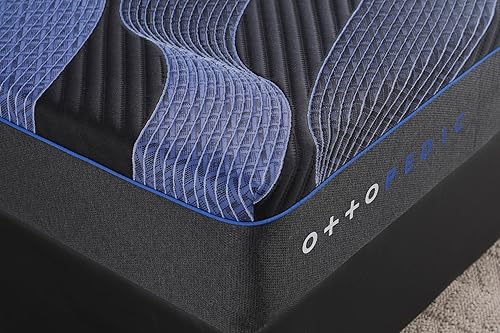 Miniatura 4 de Ottomanson Colchón de espuma viscoelástica King de 10 pulgadas - Soporte firme medio y alivio de presión - Sueño tranquilo y transpirable - Espuma