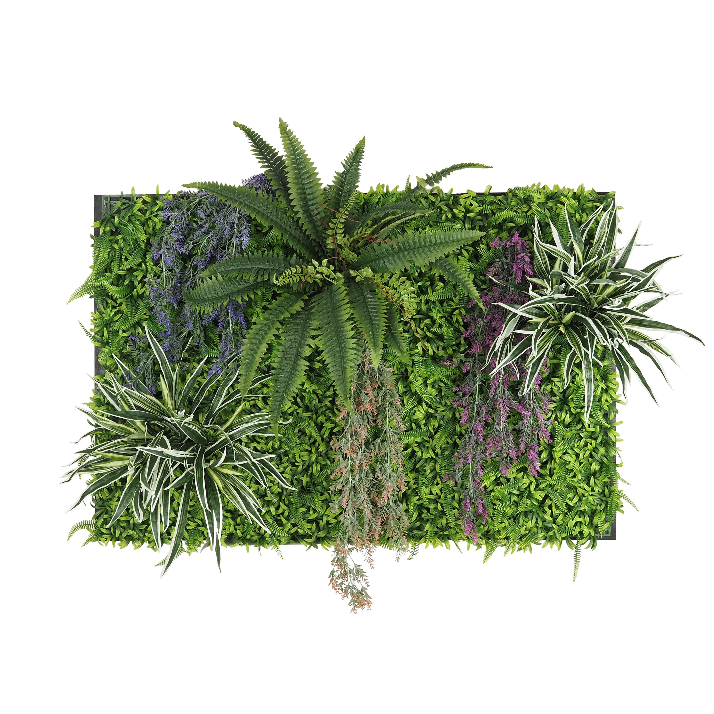 Ligne Déco - Mur Végétal Artificiel en Kit DIY - Décoratif - Élégant - Tendance Déco - Durable - Entretien Facile - Plante Artificielle Intérieur - Plastique - 80 * 120cm
