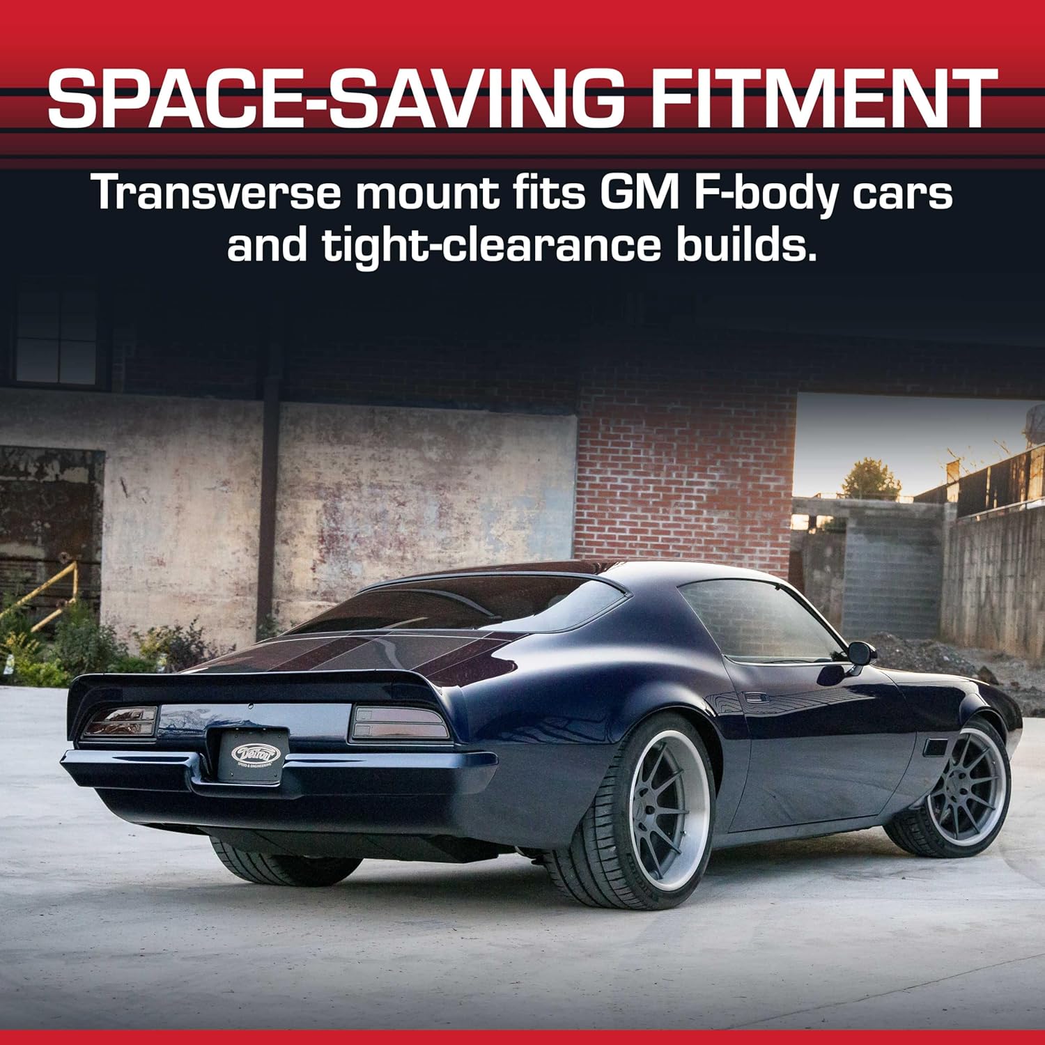 Flowmaster 80 Series Chambered Muffler – 2.50” - Offset In/Dual Out – Aggressive Sound – Aluminized Steel – Performance Exhaust for F-Body Vehicles (Camaro, Firebird, Trans Am) - Muscle Cars, 42583