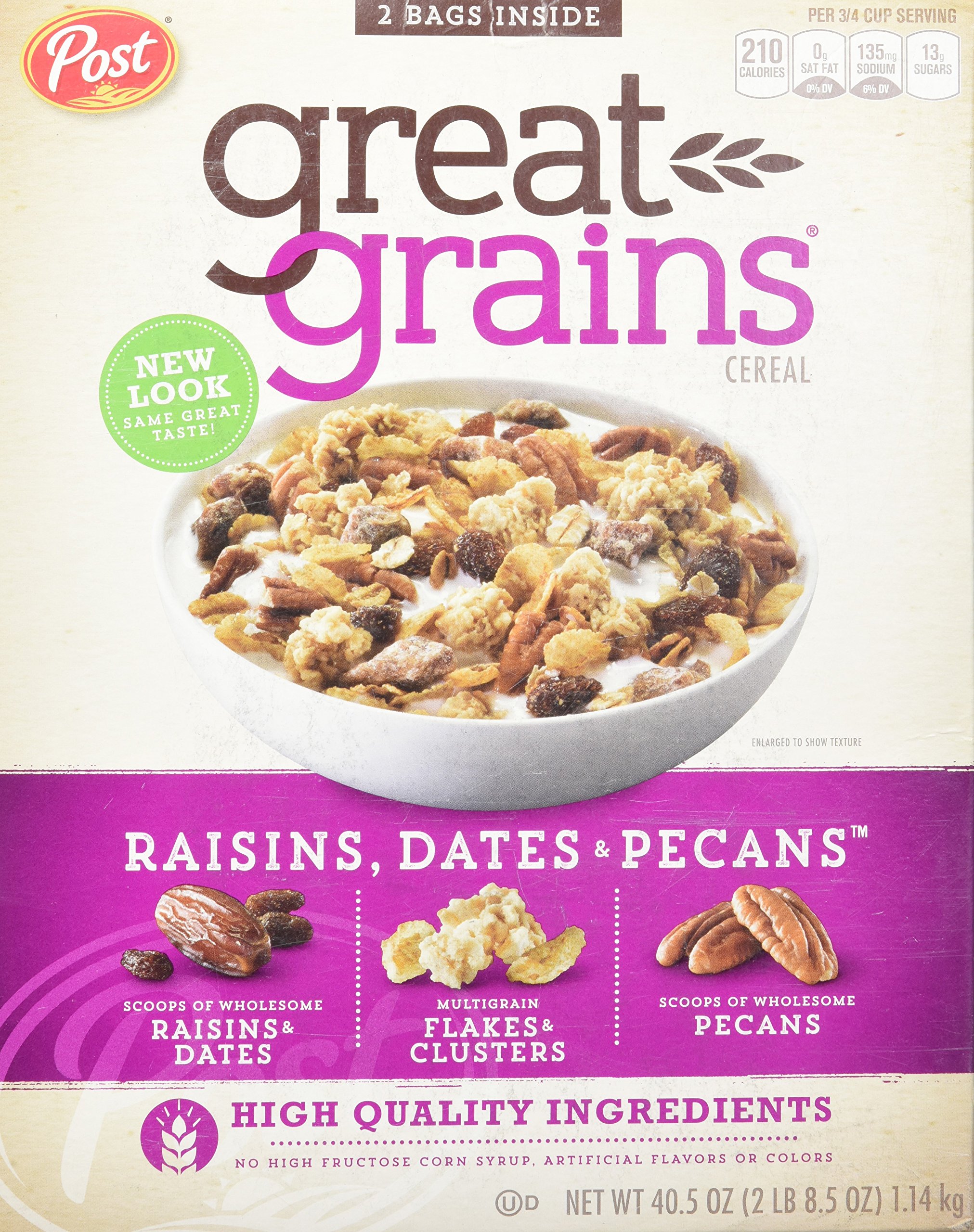 Post Great Grains Raisins Dates Pecans Cereal, 40.5Ounce Box Buy