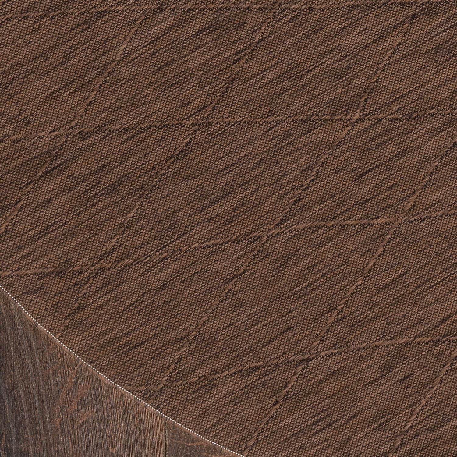 Nourison Home Practical Solutions Mocha 8' x Round Area Rug - Easy Clean, Non Shedding, Bed Room, Living Room, Dining Room, Kitchen (8' x Round)