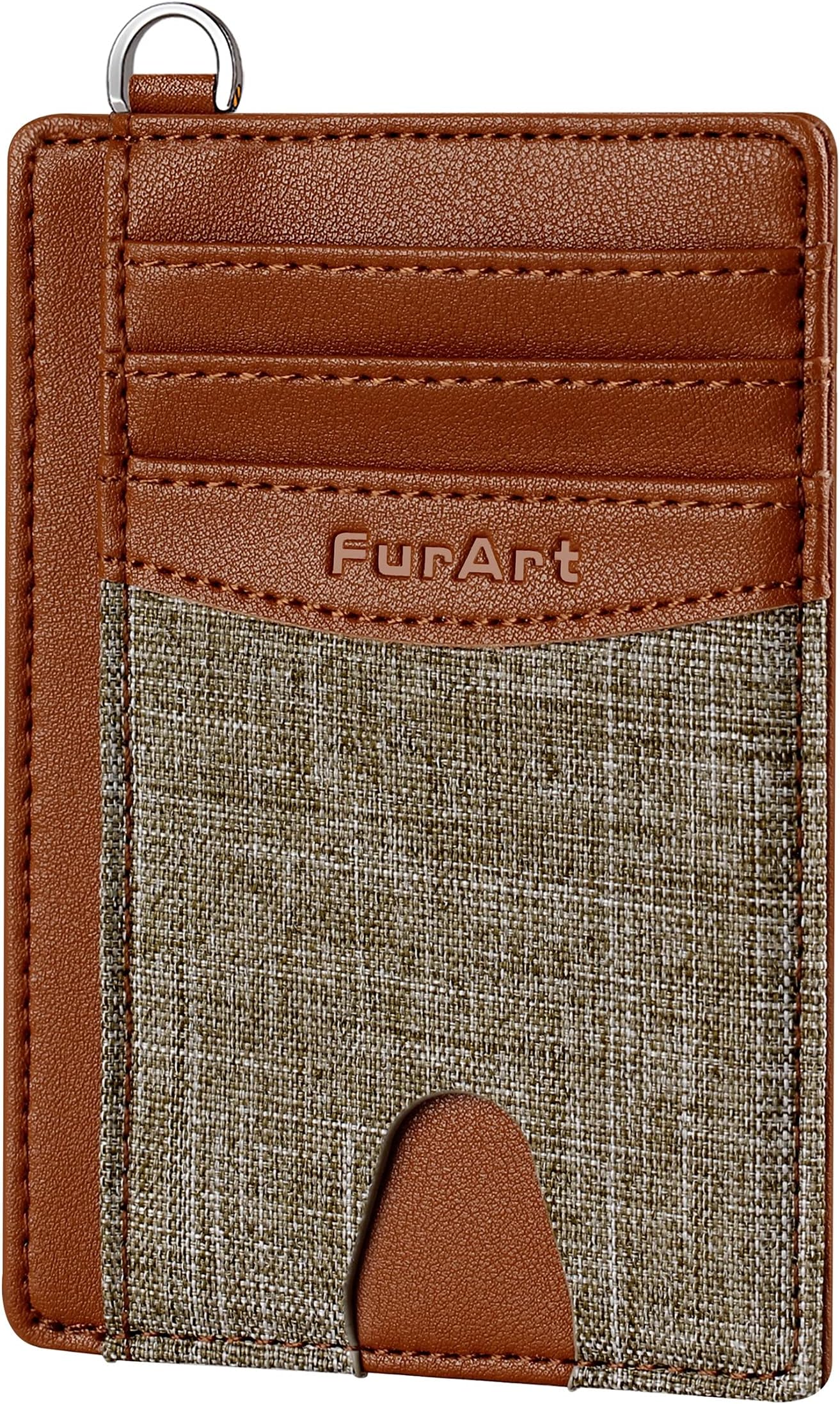 FurArt Slim Minimalist Wallet, Front Pocket Wallets, RFID Blocking, Credit Card Holder for Men&Women
