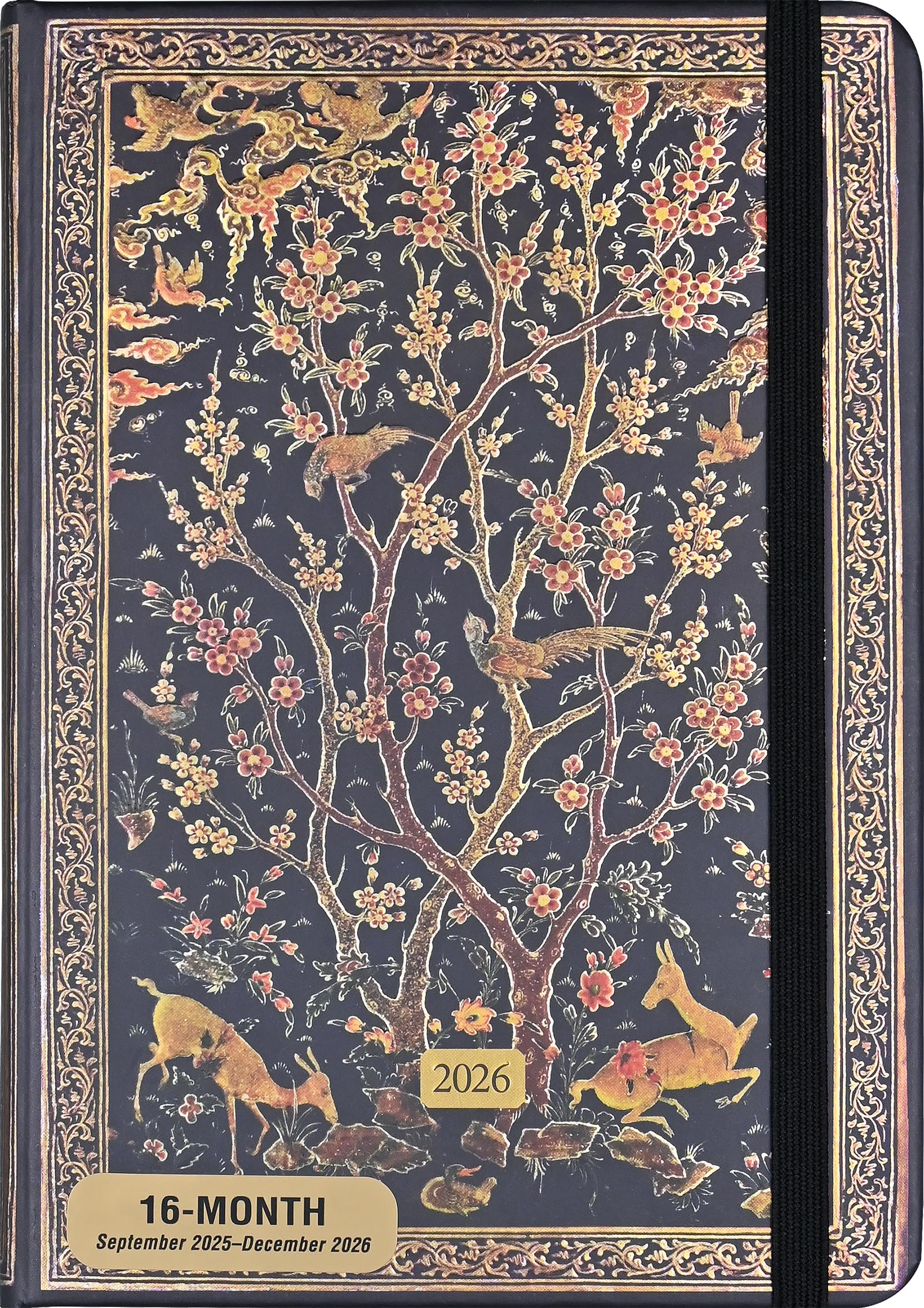 2026 Persian Grove Weekly Planner (16 months, Sept 2025 to Dec 2026)