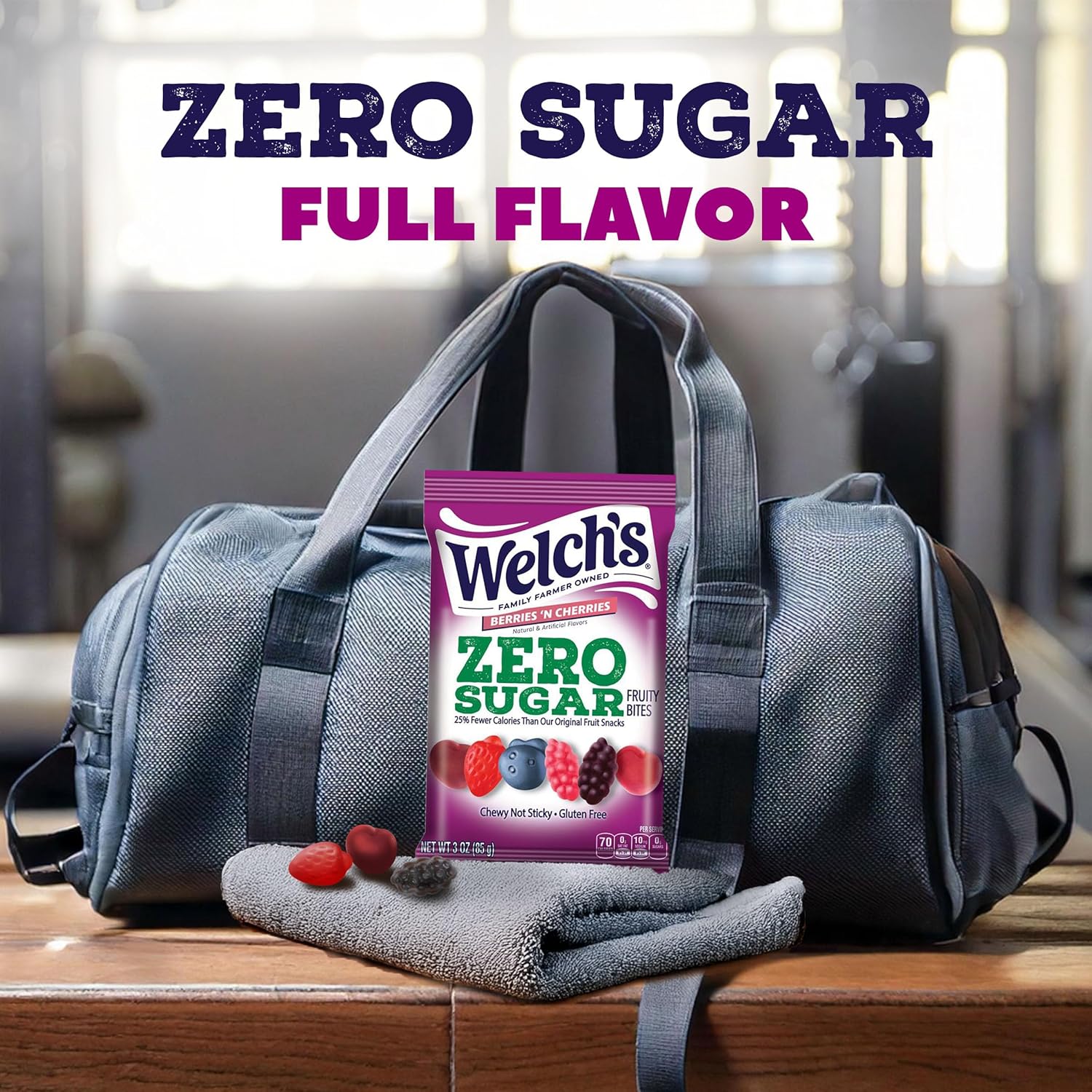 Zero Sr Fruity Bites, Berries 'n Cherries Sna Pa, Gluten