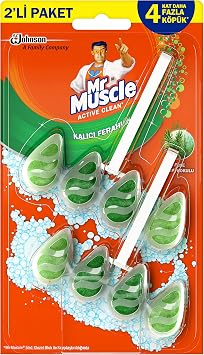 Mr Muscle Active Clean Çam Kokulu 2'li Klozet Bloğu