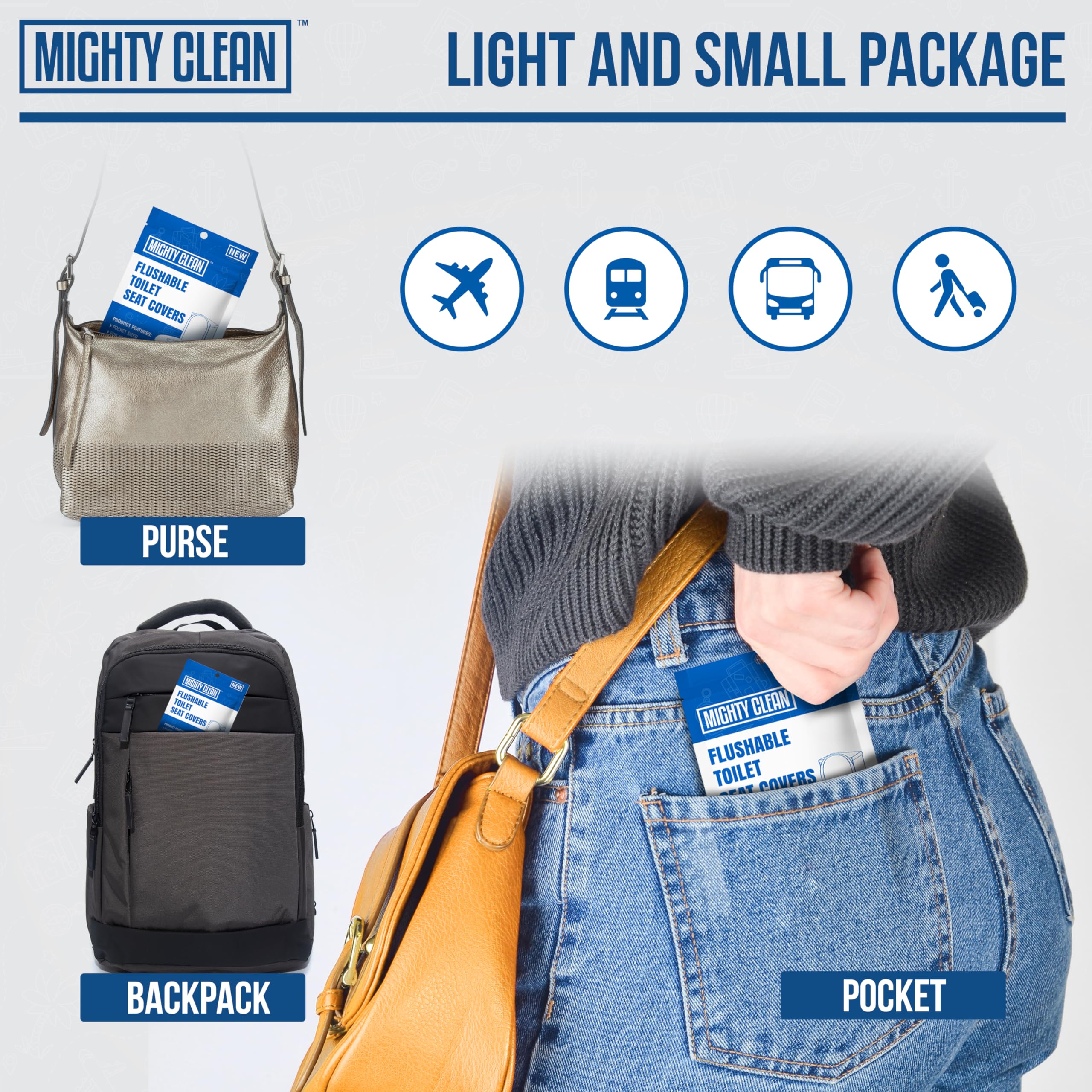 Mckanti Toilet Seat Covers Disposable - 120 Pack XL Nigeria