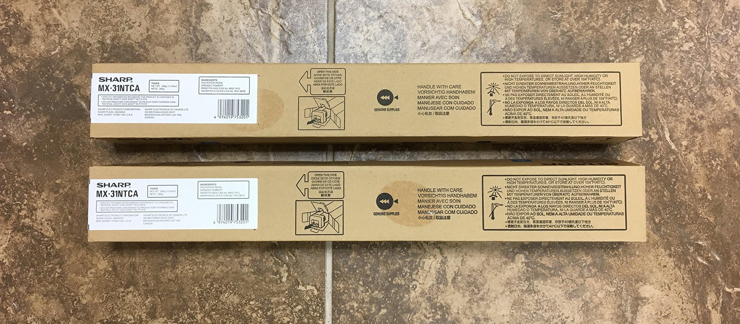 Sharp MX-31NTCA OEM Toner - MX-2600N 3100N 4100N 4101N 5000N 5001N Cyan Toner 15000 Yield OEM