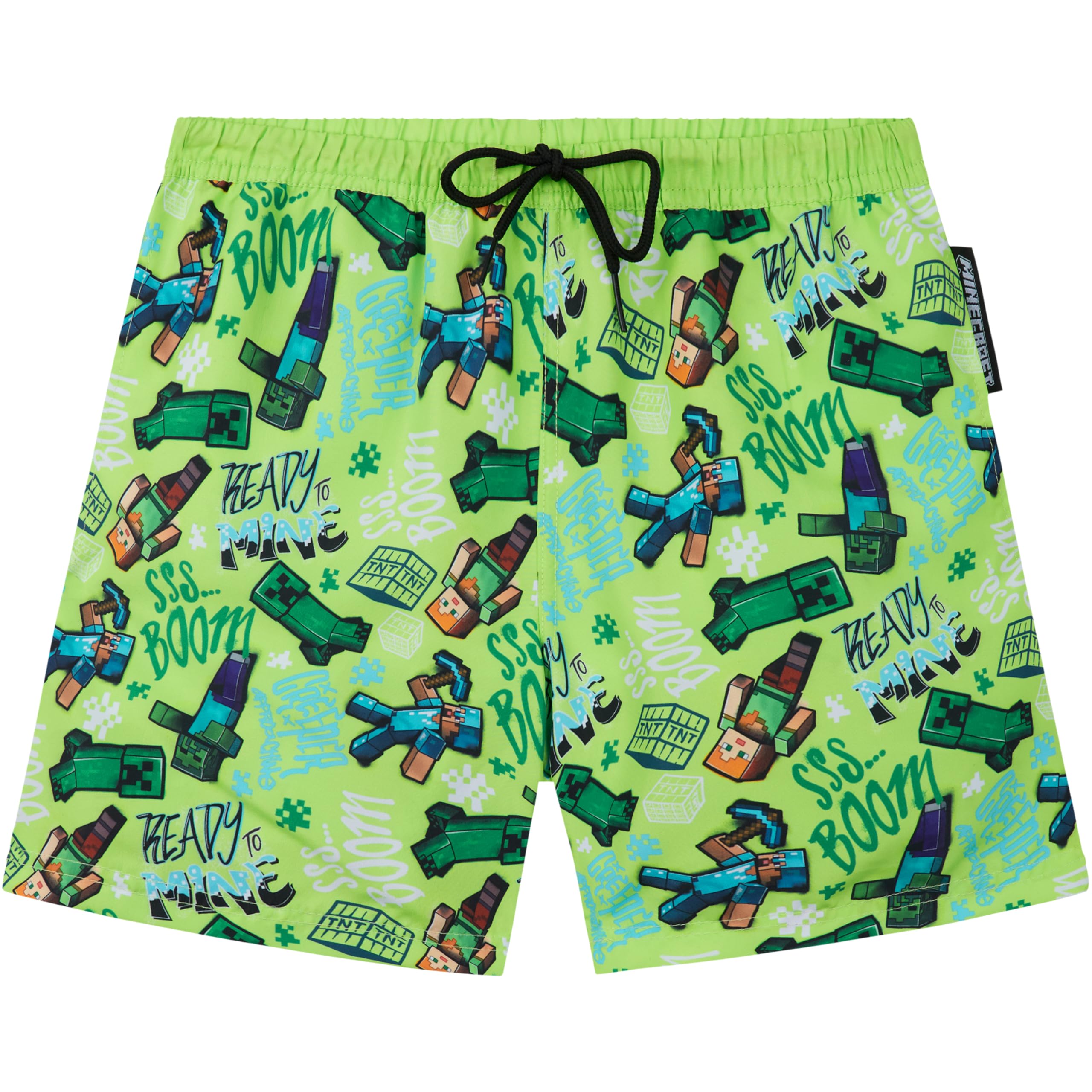 Get Trend Pokemon | Minecraft | Fortnite Bañador Niño, Pantalon Corto de Baño, UPF 50+, Secado Rápido, Forro de Malla, Bolsillos y Cintura Ajustable