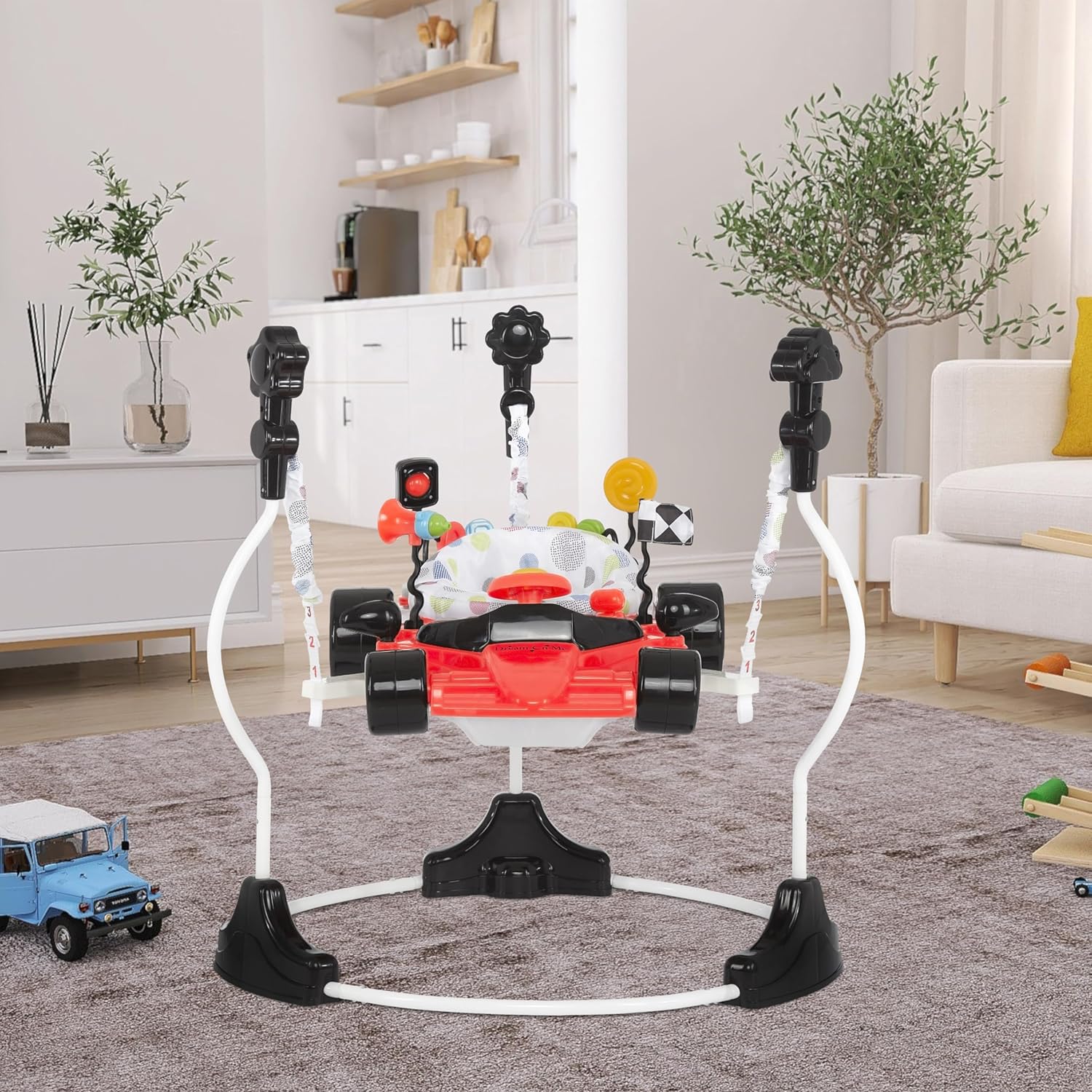 Dream On Me, Champ Activity Center & Jumper, Red