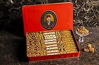 Vista 173 de Hafiz Mustafa 1864 Istanbul Baklava Pastry Box - Baked Baklava Dessert Snacks Made from Fresh Phyllo Dough Sheets, Pistachio, Hazelnut, Walnut