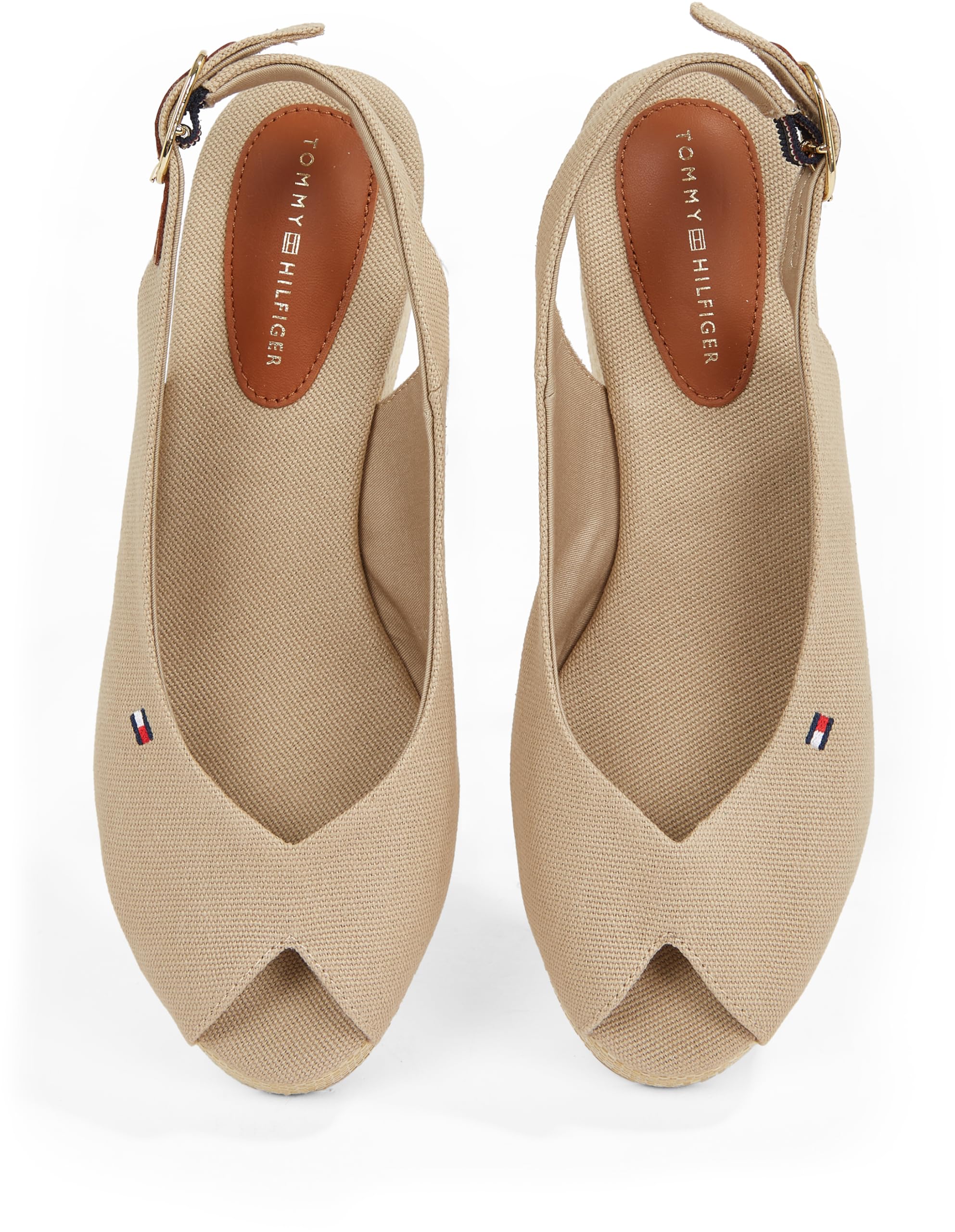 Tommy Hilfiger Flag Mid Wedge Espad Slingback Fw0fw08595 Espadrilles compenséesFemme
