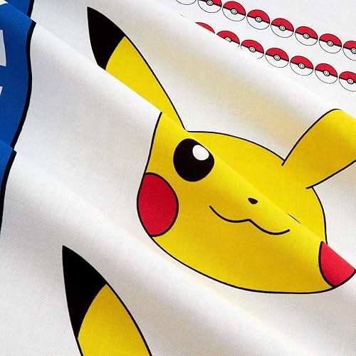 Miniatura 3 de Robert Kaufman Pokemon Pikachu - Tela de edredón de 24 pulgadas, multicolor