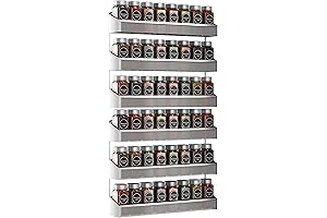Auledio 3-Tier Door Mounted Spice Rack Organizer