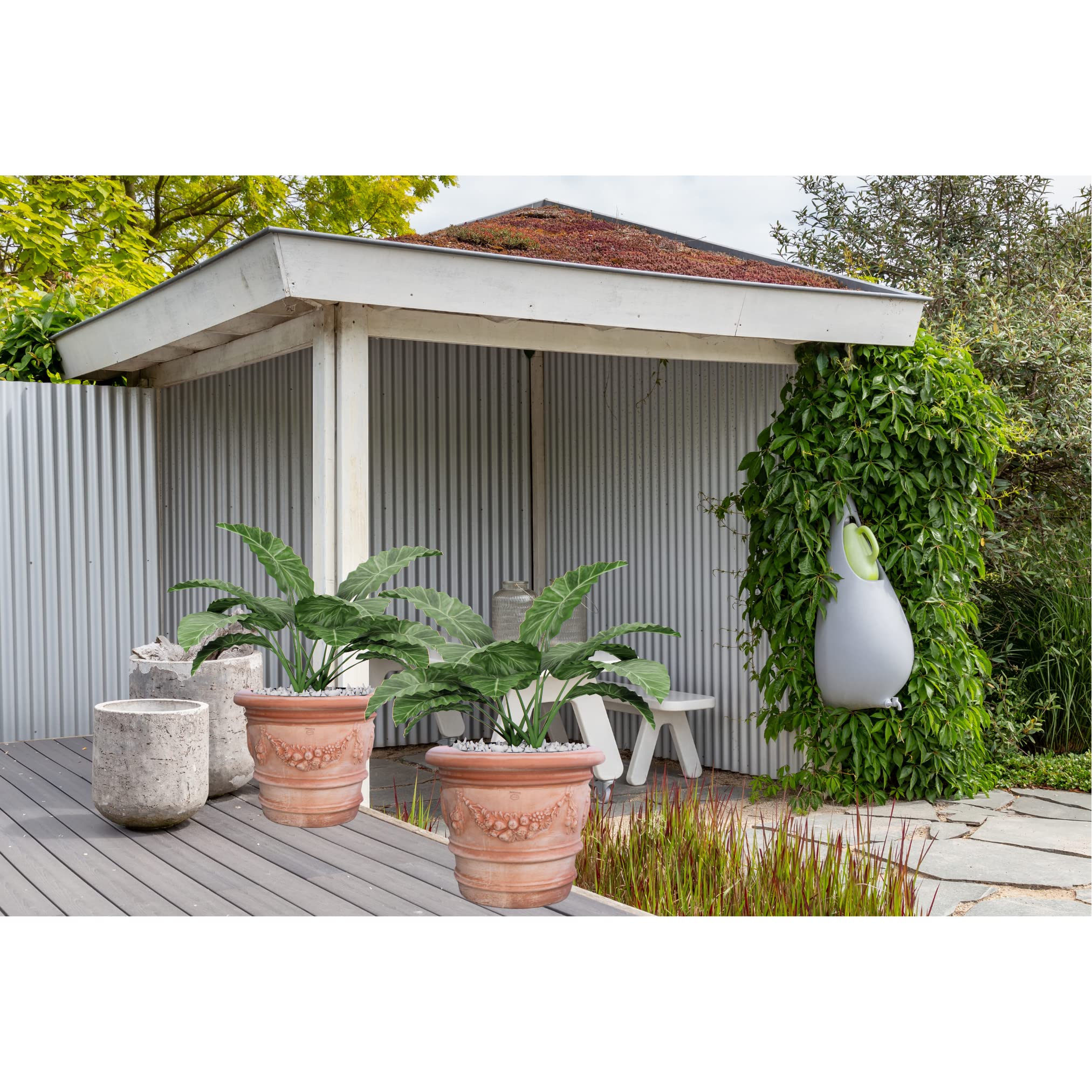 Biscottini terre cuite 68 x 49 cm | Pots en terre cuite grands fabriqués en Italie | Grands vase toscane | Pot extra large