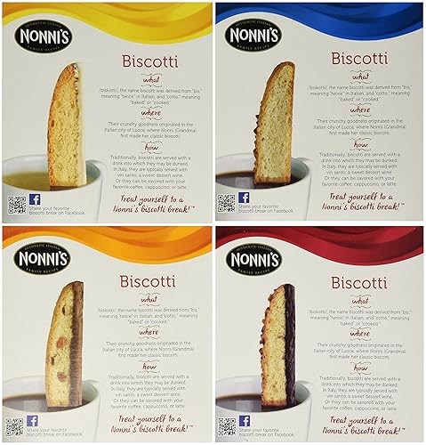 Miniatura 3 de Nonni's Biscotti - Paquete variado de 4 unidades (Cioccolati, Limone, Originali, Turtle Pecan)