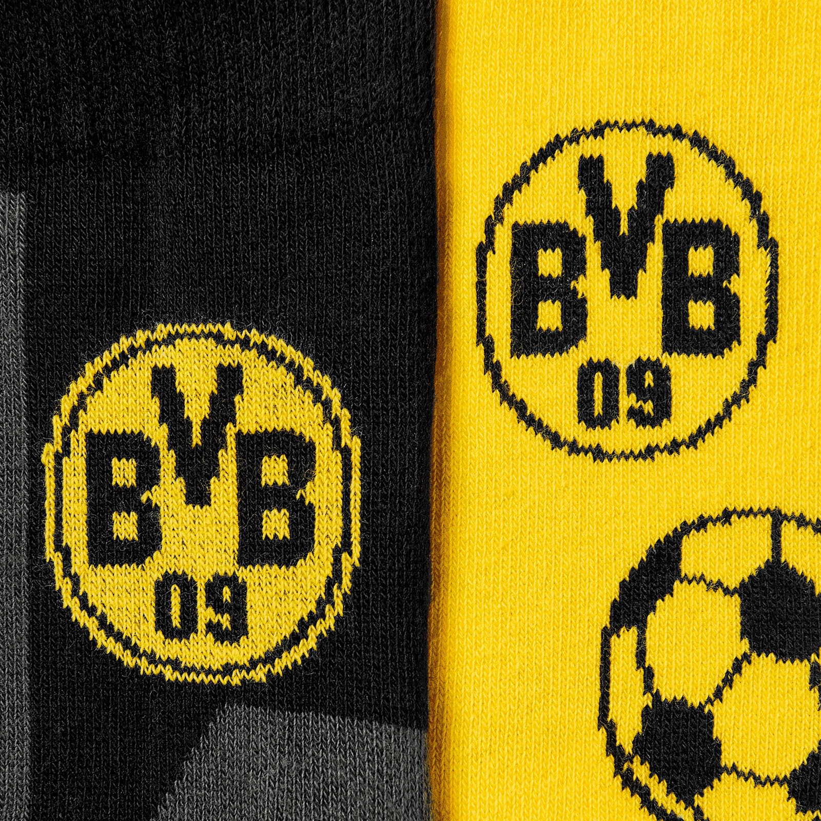 Borussia Dortmund BVB Sprüchesocken 2er Pack Unisex Adulto
