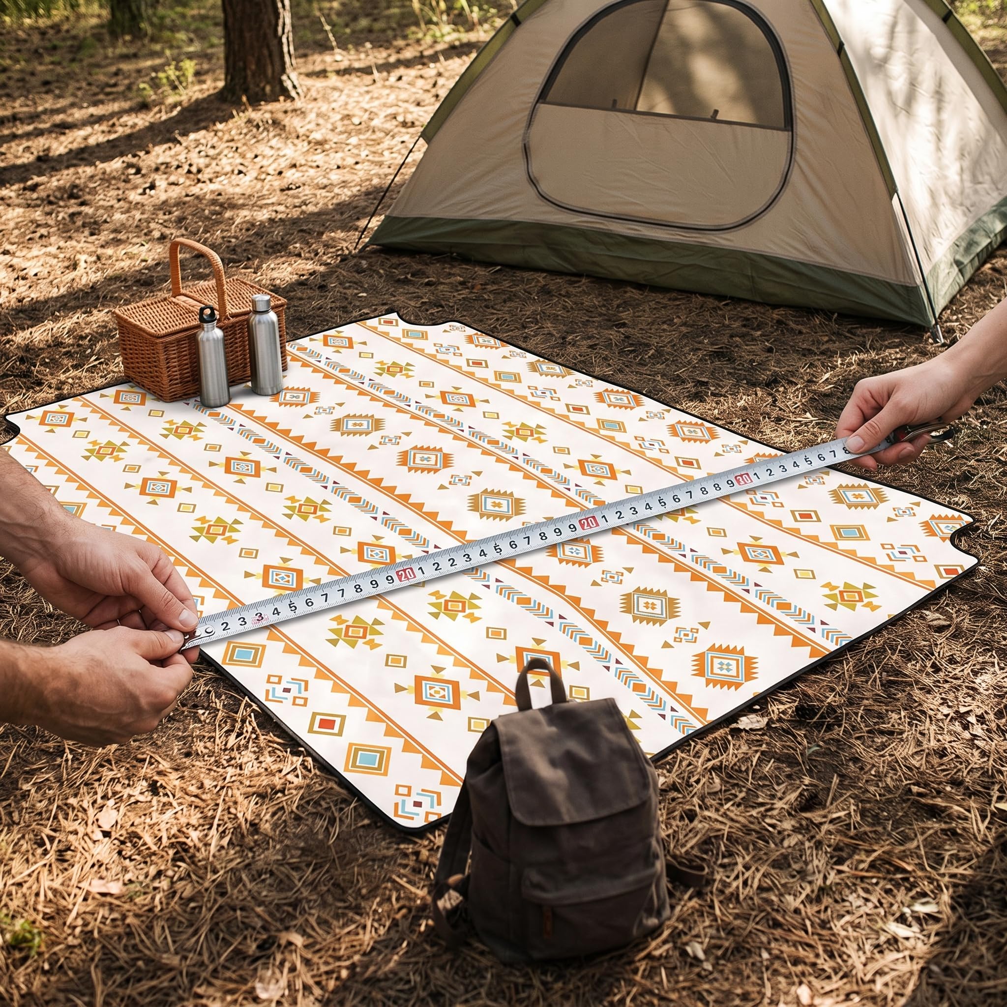 Tappetino da campeggio e coperta da picnic impermeabile per esterno, campeggio per tutte le stagioni