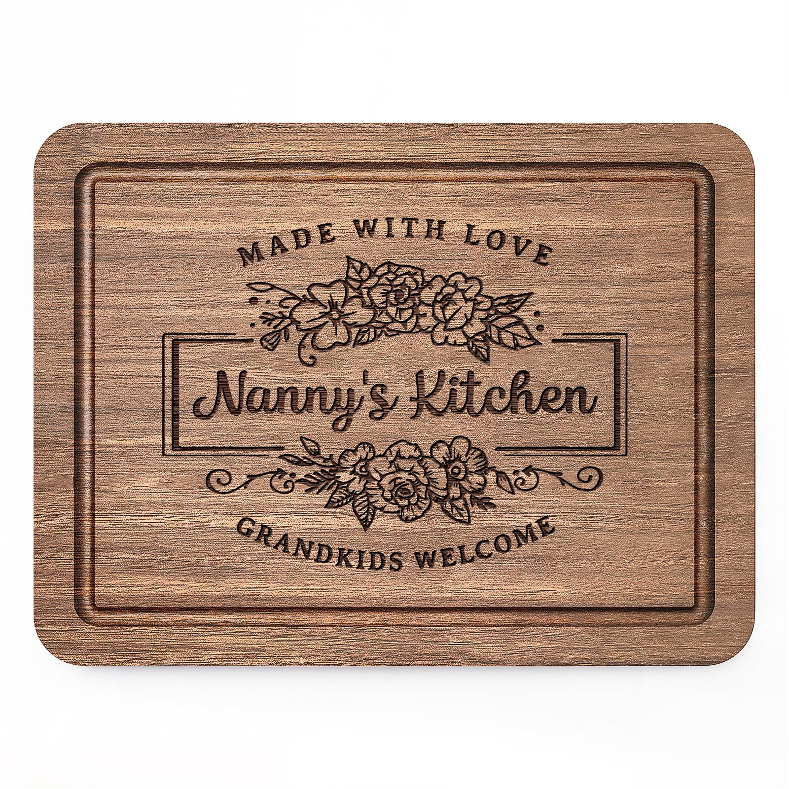 Gifts for Nanny - Wood Walnut Cutting Board for Kitchen