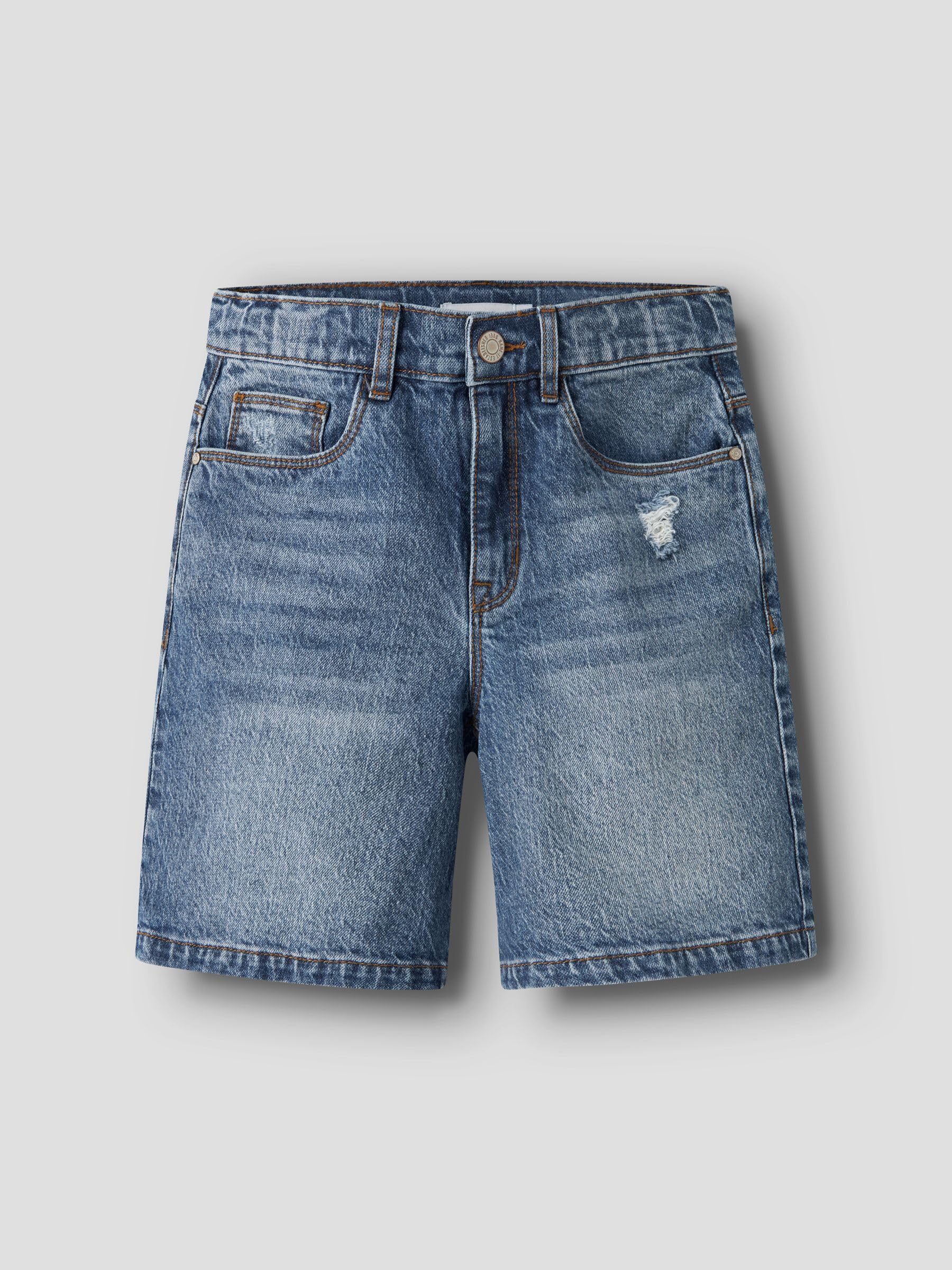 Name IT Nkfrose HW Long DNM Shorts 1160-Tk Noos Bambine e Ragazze