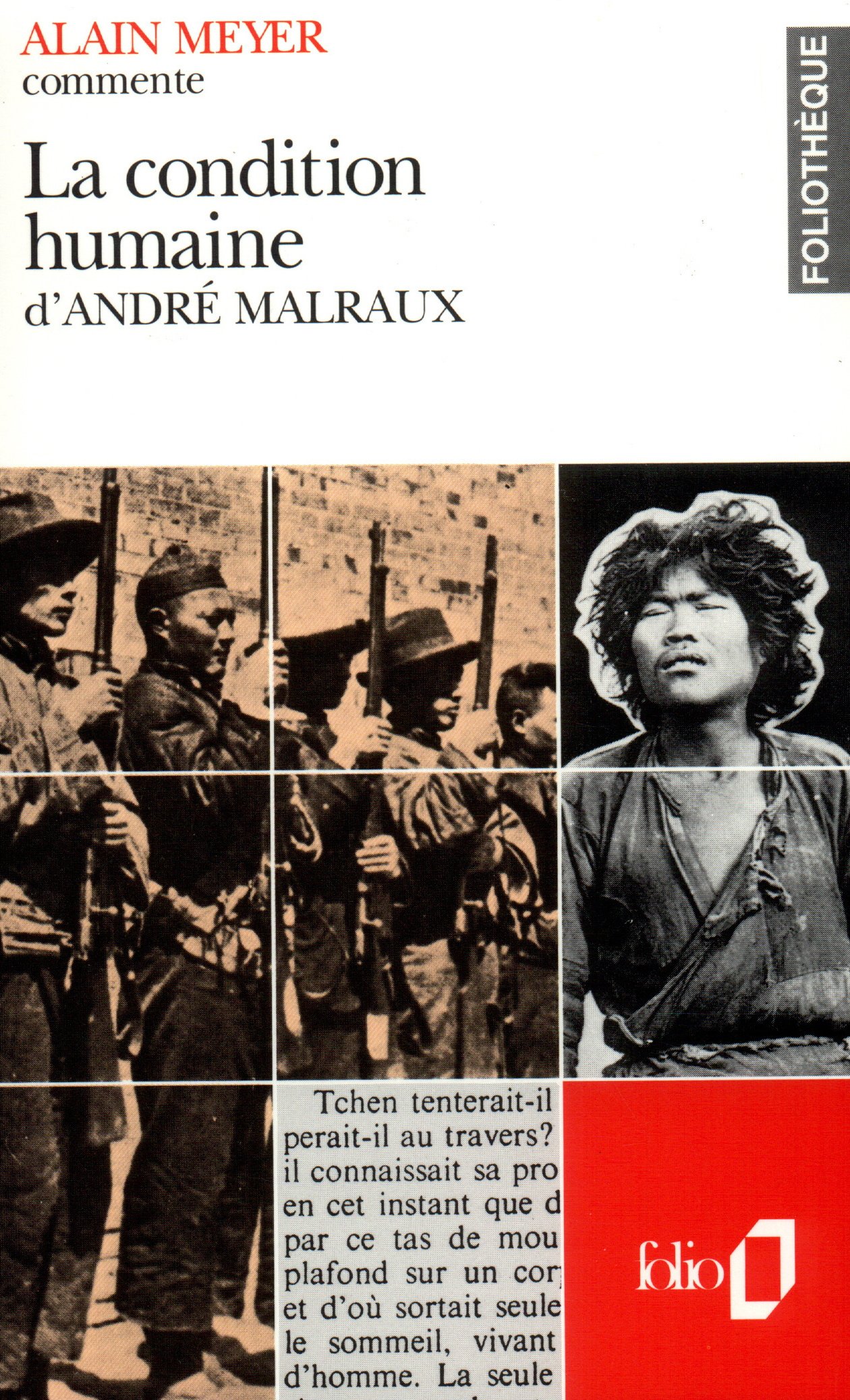La condition humaine d'André Malraux (Essai et dossier) Meyer, Alain
