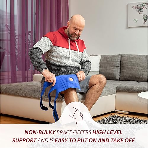 Vista 30 de KARM Rodillera de talla grande para mujeres y hombres, talla grande, soporte de rodilla ajustable para desgarro de menisco, dolor de artritis, Negro