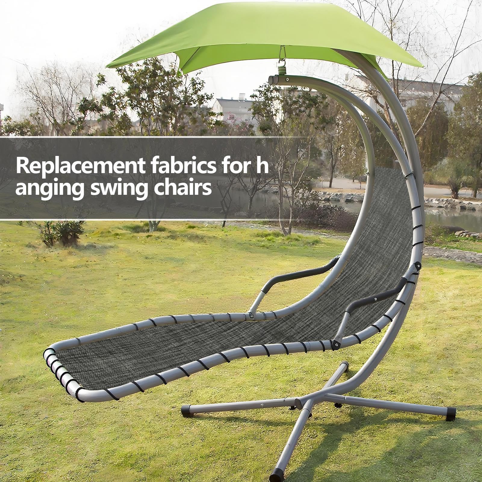 Tela di ricambio per amaca altalena 64 x 197 cm resistente alle intemperie accessorio sedile da giardino