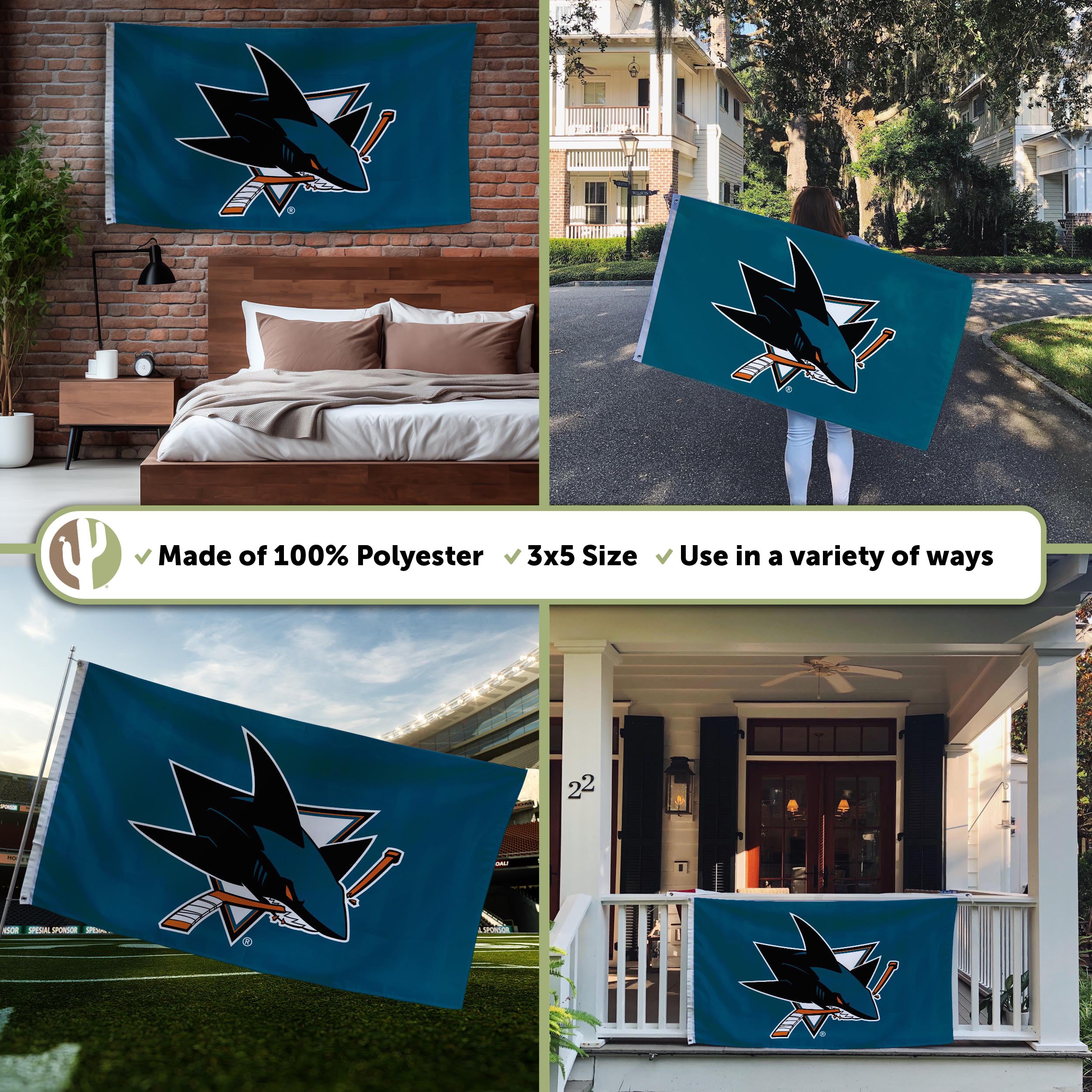 3dRose Gartenflagge „I Love Hockey“ – 30,5 X 45,7 Cm, Aus Polyester, Einseitig Bedruckt