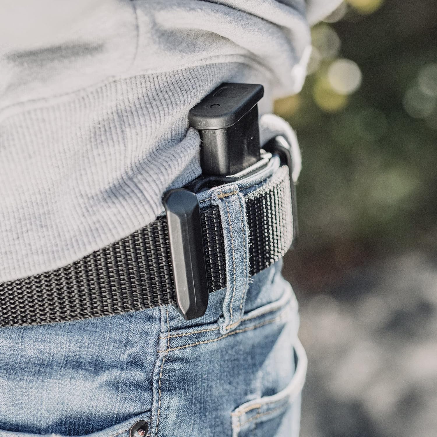 IWB & OWB Single Mag Pouch for Glock 17, 19, 22, 23 & More - USA Made - Total Eclipse 2.0 Single Mag Pouch by Blade-Tech Holsters