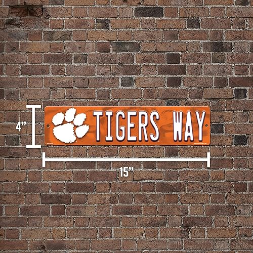 Vista 56 de Rico Industries Letrero de plástico de la NCAA de plástico de 4 x 16 pulgadas Alternativo