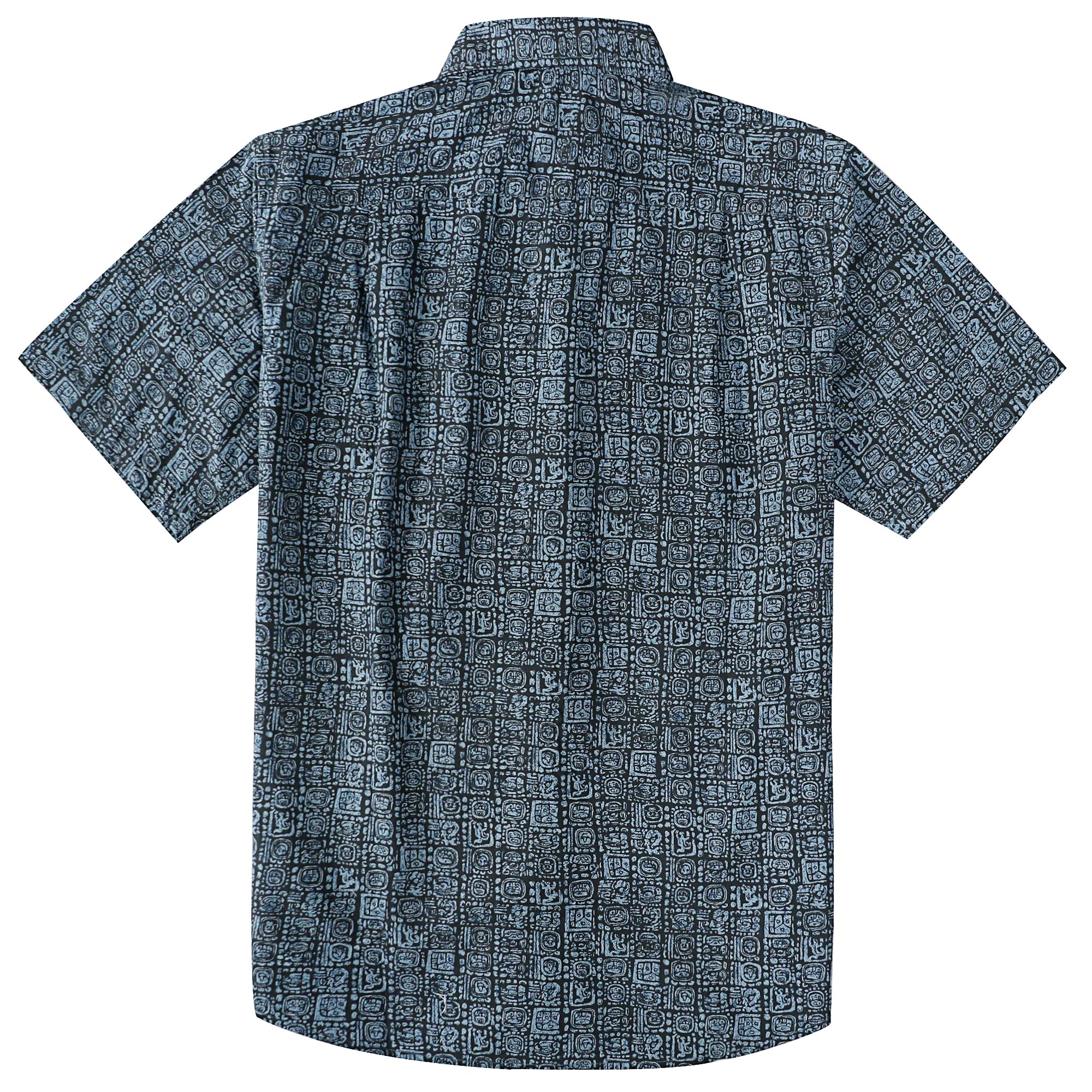 Dubinik Camisas Manga Corta Hombre Algodón A Cuadros Casual con Bolsillos