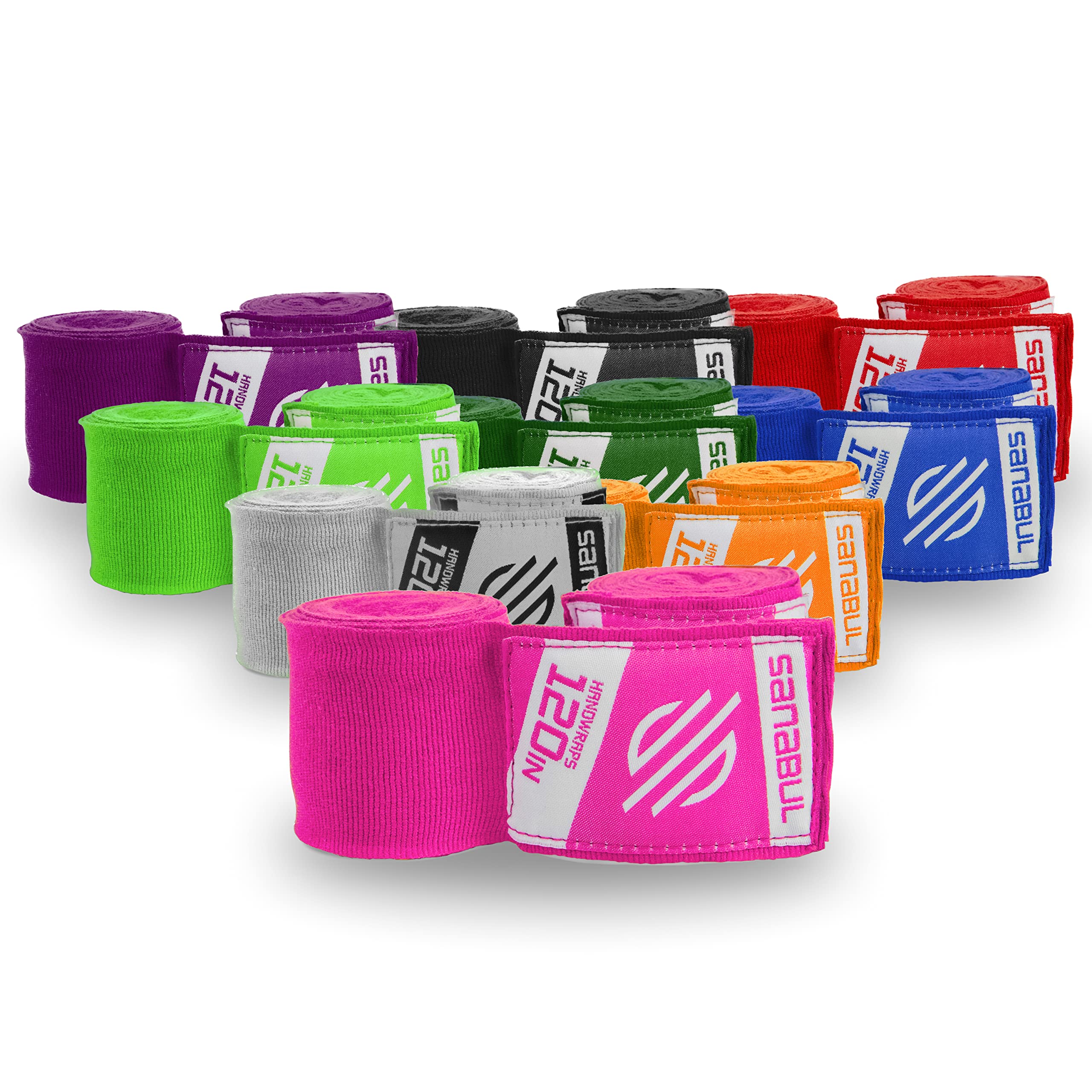 Buy Sanabul Elastic 120 Inch Boxing Hand Wraps Kickboxing Handwraps