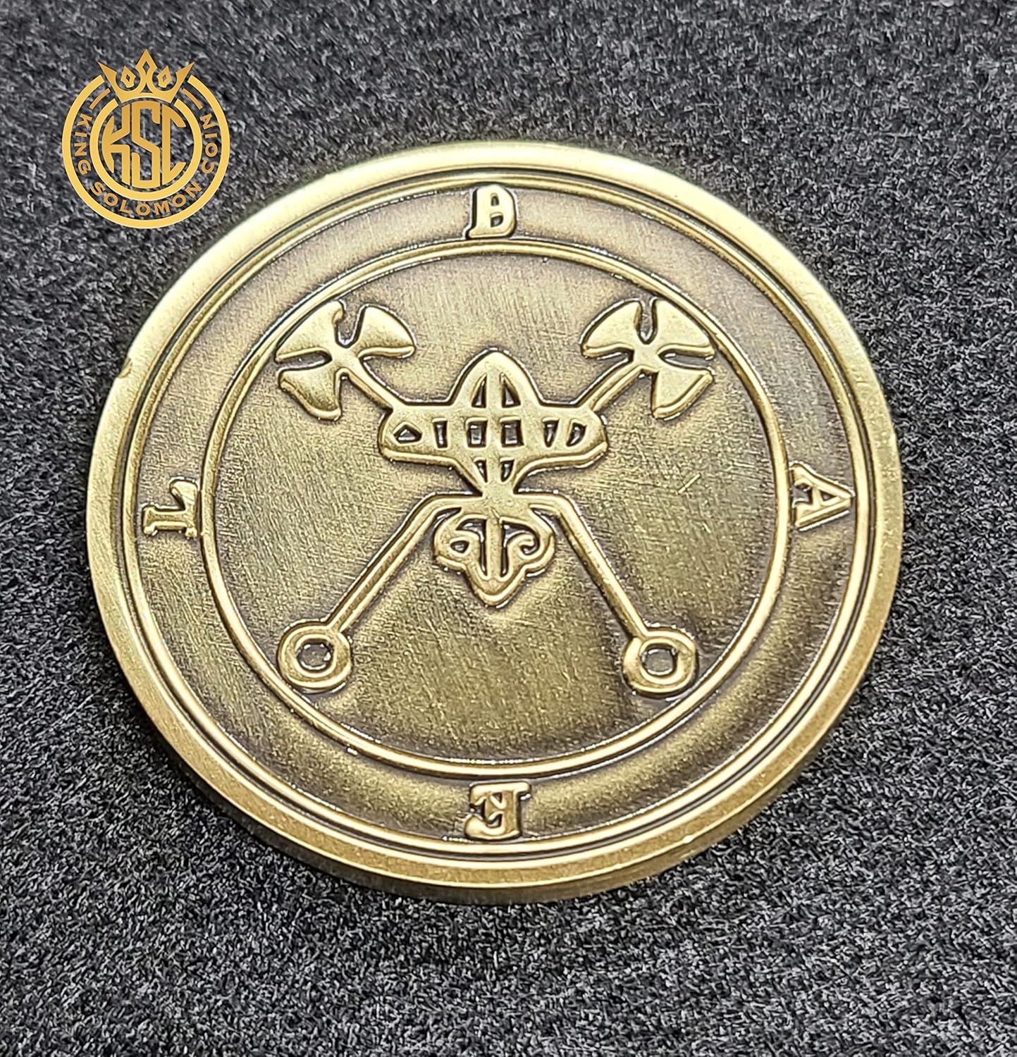 BAEL, Baalzebub, Beelzebub Demon Sigil King Solomon Coin Seal Talisman