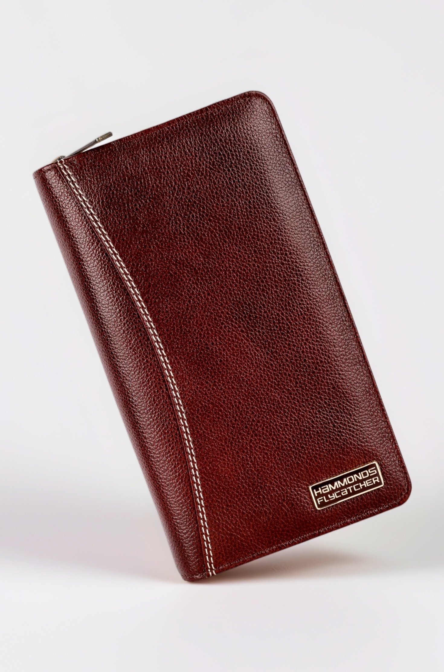 HAMMONDS FLYCATCHER Genuine Leather Passport Cover for Men, Passport Cover for Women, RFID Passport Holder for Men Travel Accessories, Passport Bag, 7 ATM Card Slots - Brown