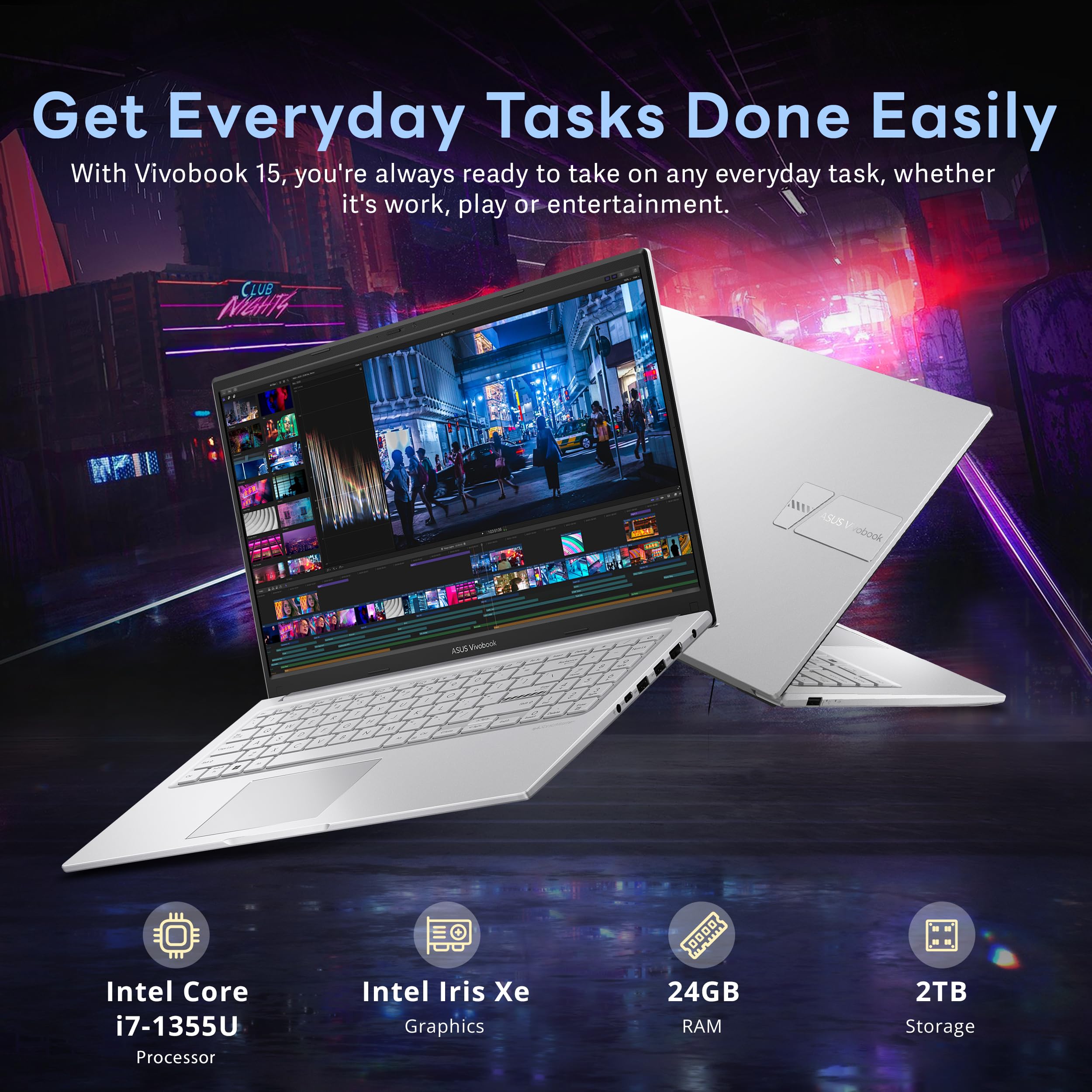 ASUS VivoBook 15.6インチ i7 24GB 512GB ASUS Vivobook 15.6