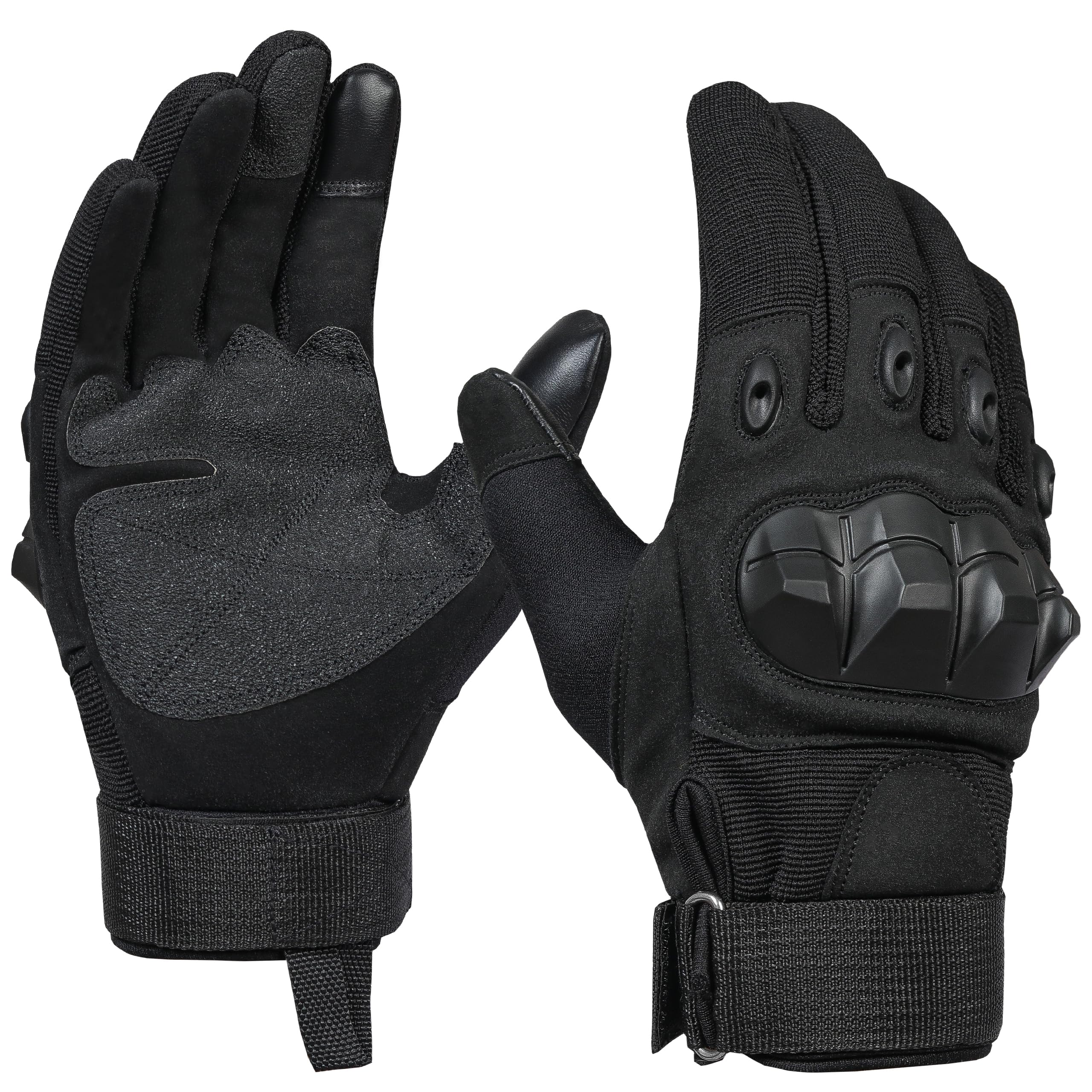 TOXFORD Tactical Gloves for Men Women (Black, Small)