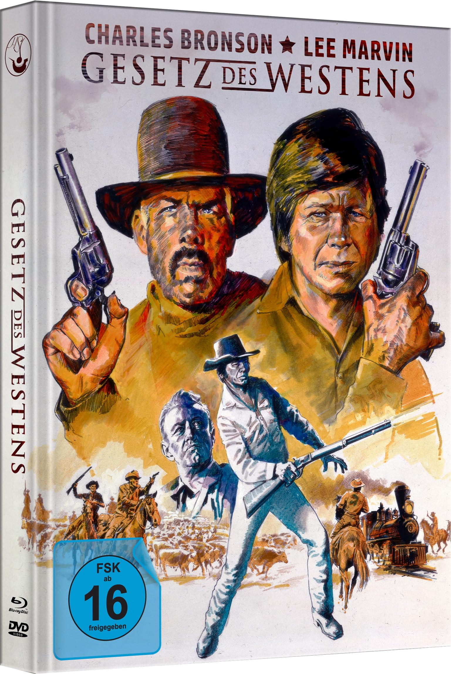 Gesetz des Westens Limited Mediabook Cover B de Lujo para Colección